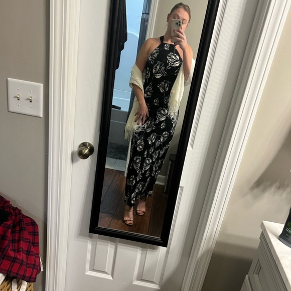 Midi - worn once, same as pink dress attached but diff color & pattern, size s - Picture 2 of 3